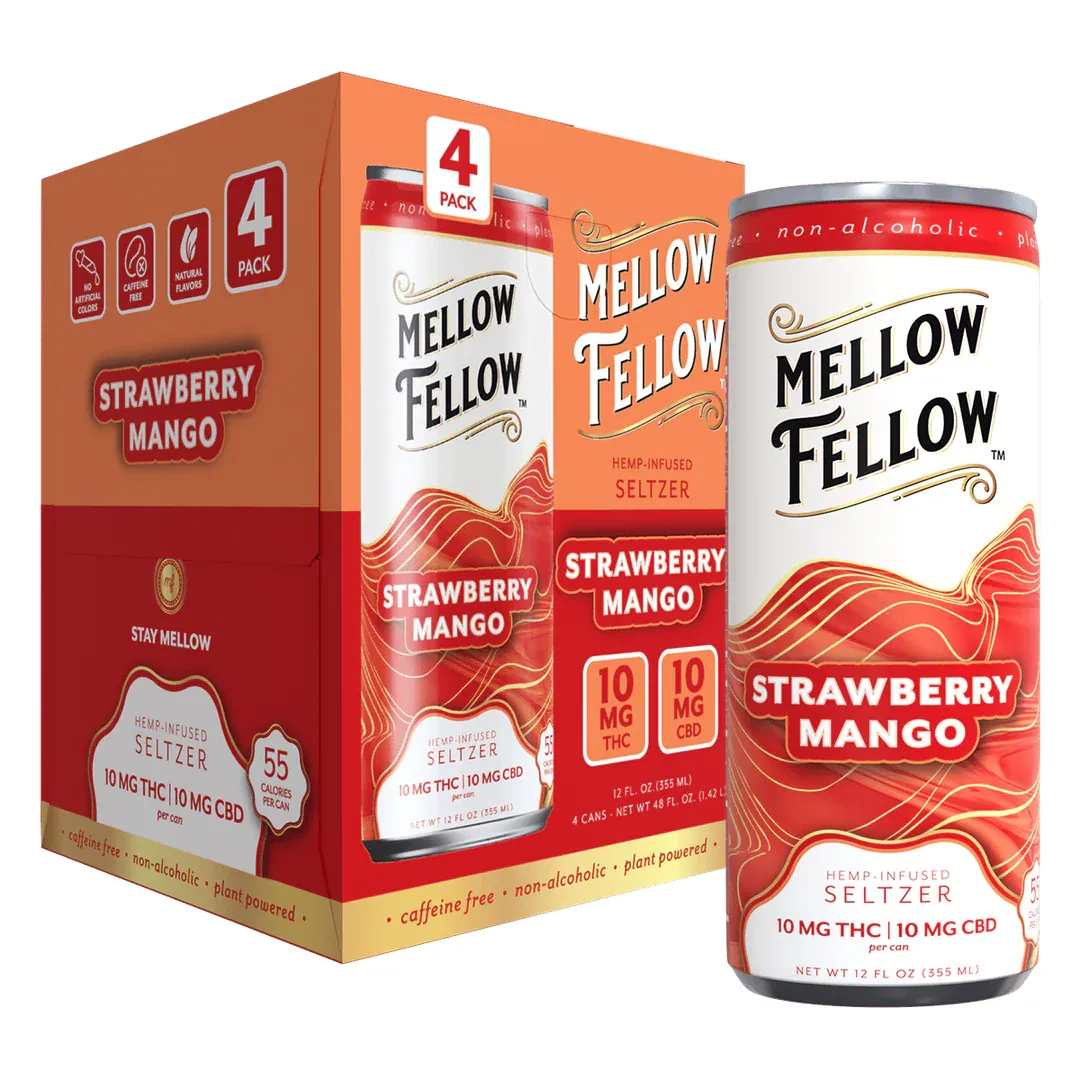 Mellow Fellow THC seltzer delivery